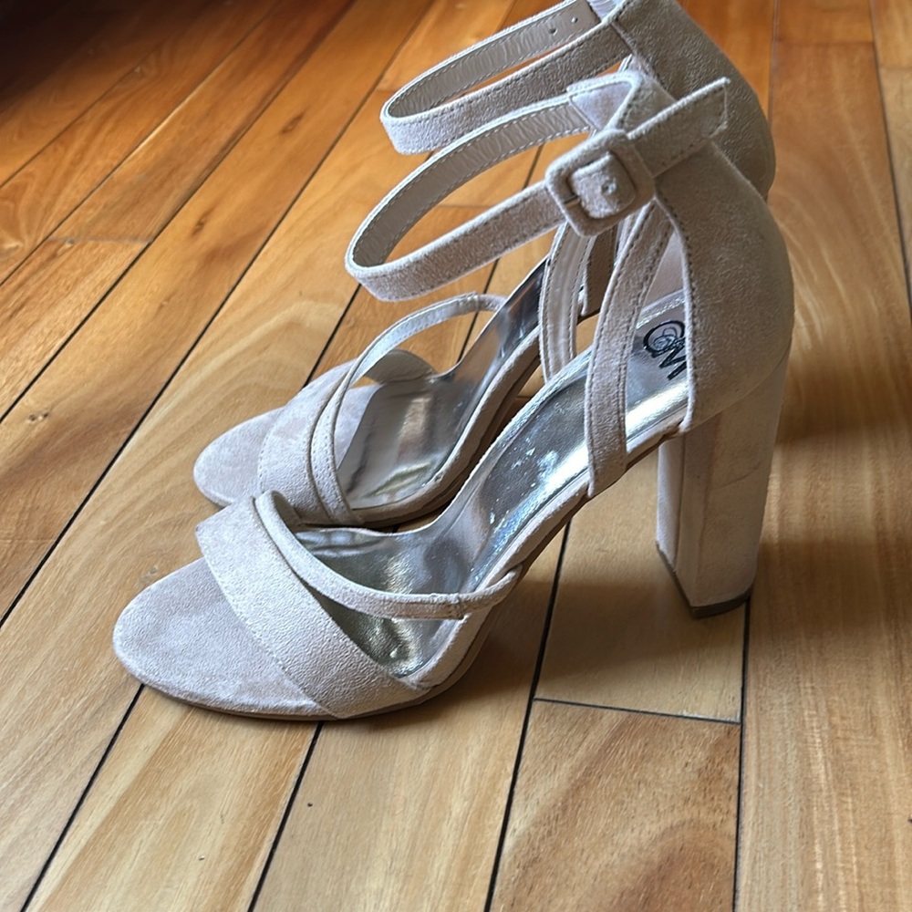 Baige 4 inch sandals.  Size 9.  Good condition.